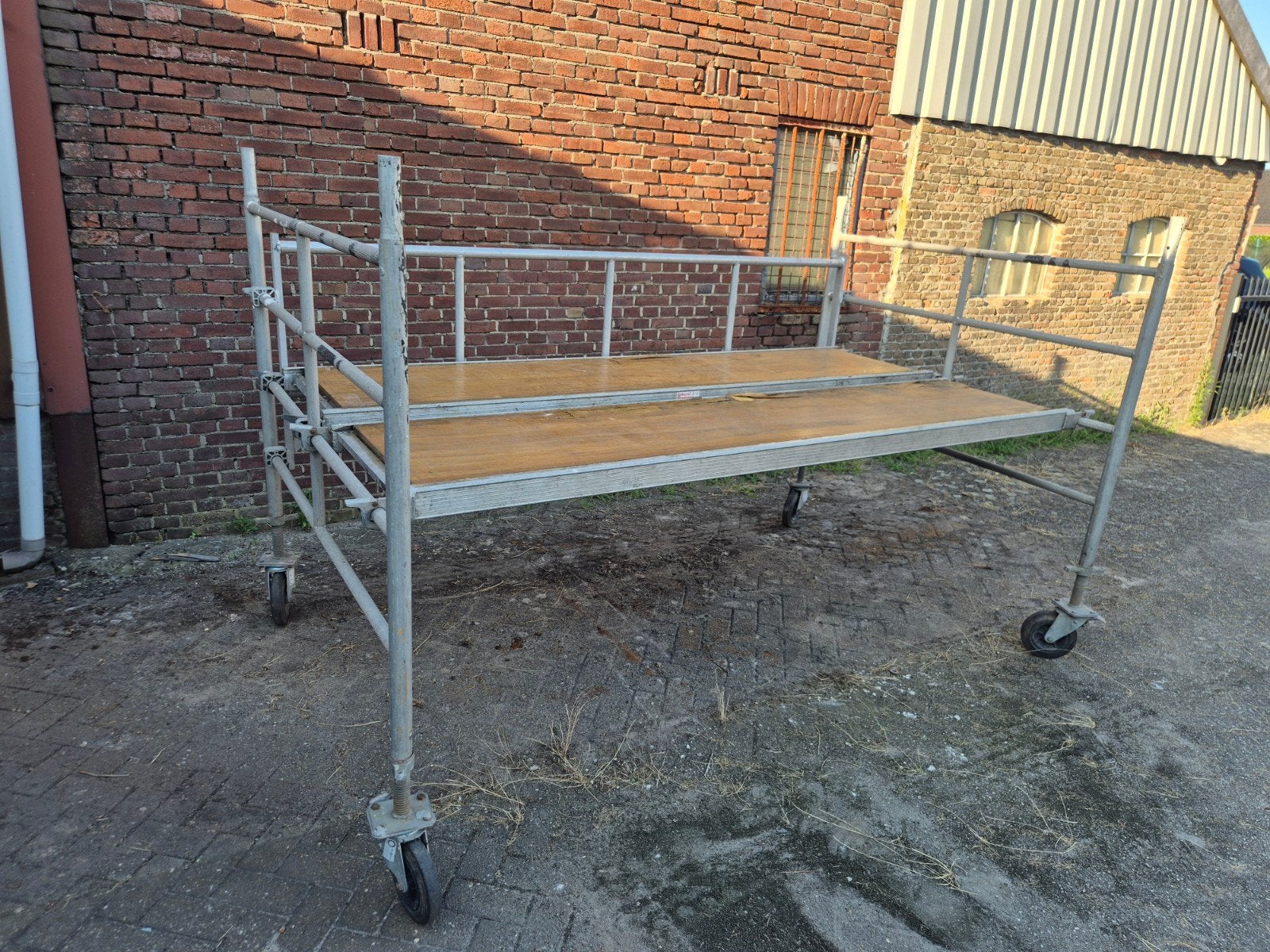 Grote kamersteiger rolsteiger aluminium, Ophalen, Rolsteiger of Kamersteiger, 2 tot 5 meter