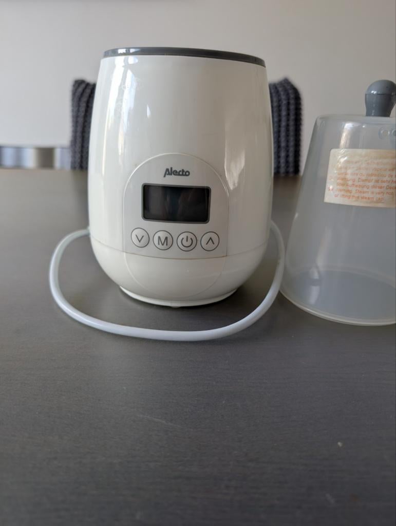 Alecto flessenwarmer wit, Minder dan 1 liter, Ophalen of Verzenden, Zo goed als nieuw