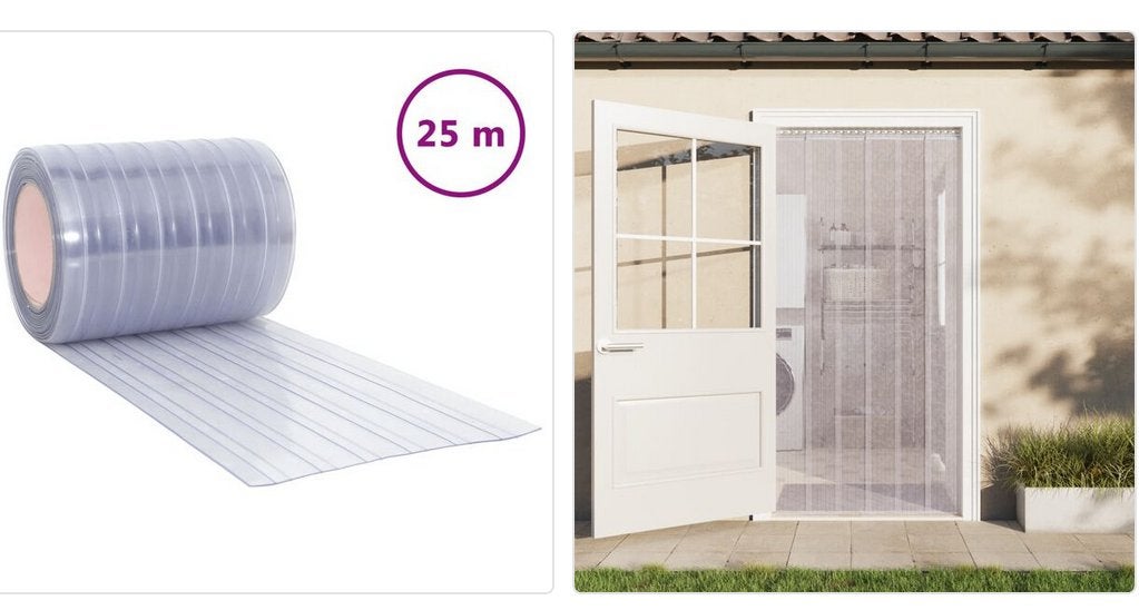 PVC strokengordijn(tochtflappen) op rol, Ophalen of Verzenden, Nieuw