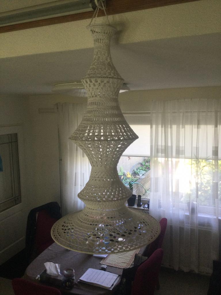 gehaakte lamp, Ophalen of Verzenden, Nieuw, Overige materialen