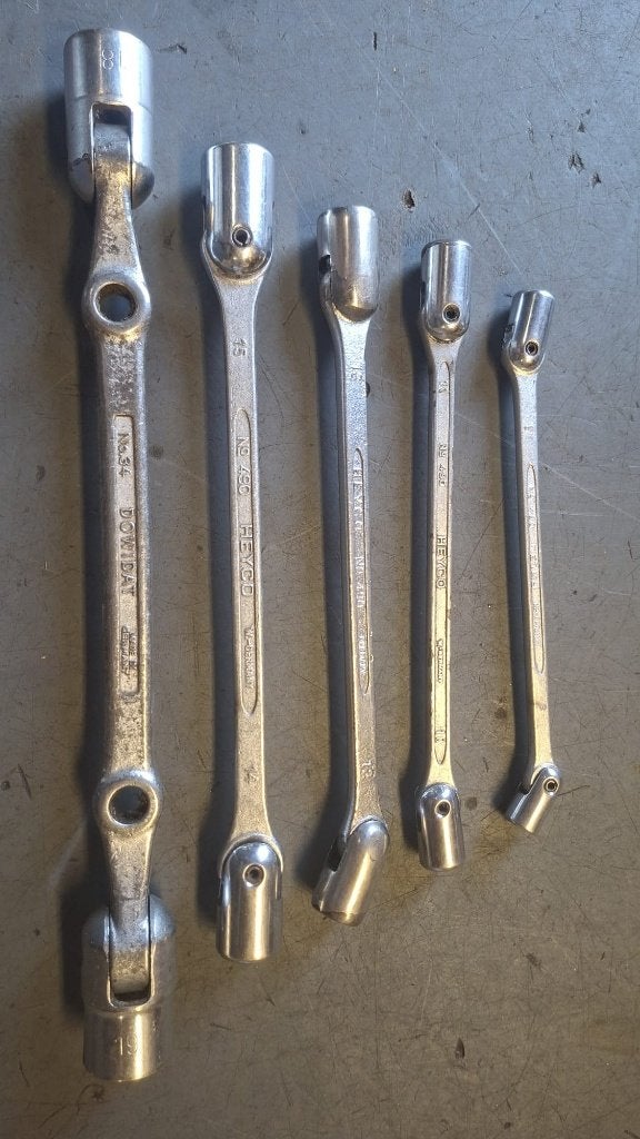 kniksleutels kniesleutel knikdopsleutel, Doe-het-zelf en Verbouw, Gereedschap | Handgereedschap, Ophalen of Verzenden, Gebruikt