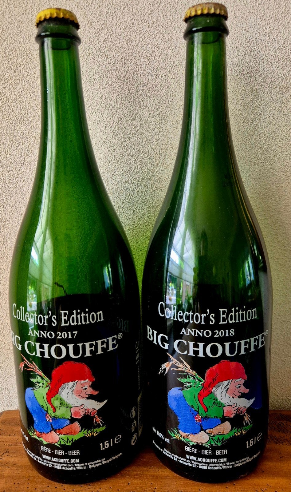 Lege BIG CHOUFFE fles bier 2018 collectors edition 1,5L, Verzamelen, Biermerken, Ophalen of Verzenden, Zo goed als nieuw, Flesje(s)