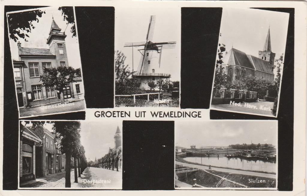 groeten uit wemeldinge, Ophalen of Verzenden, 1940 tot 1960, Friesland