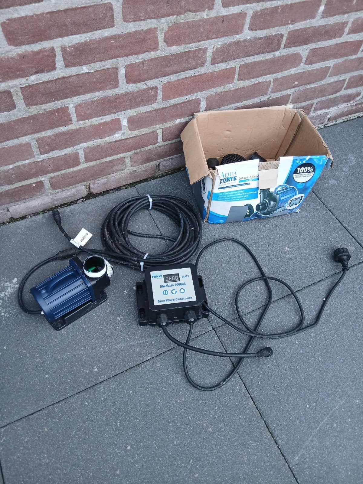 DM Vario 10000S Vijverpomp met controller, Ophalen of Verzenden, Gebruikt, Vijverpomp