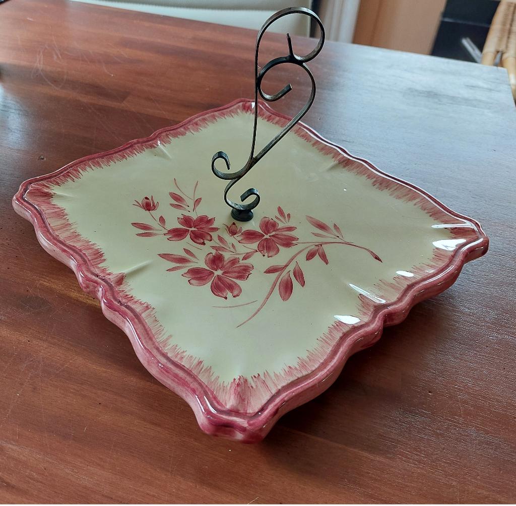 Vallauris France | Vintage kaasplateau | jaren 50 of 60, Antiek en Kunst, Antiek | Keramiek en Aardewerk, Verzenden