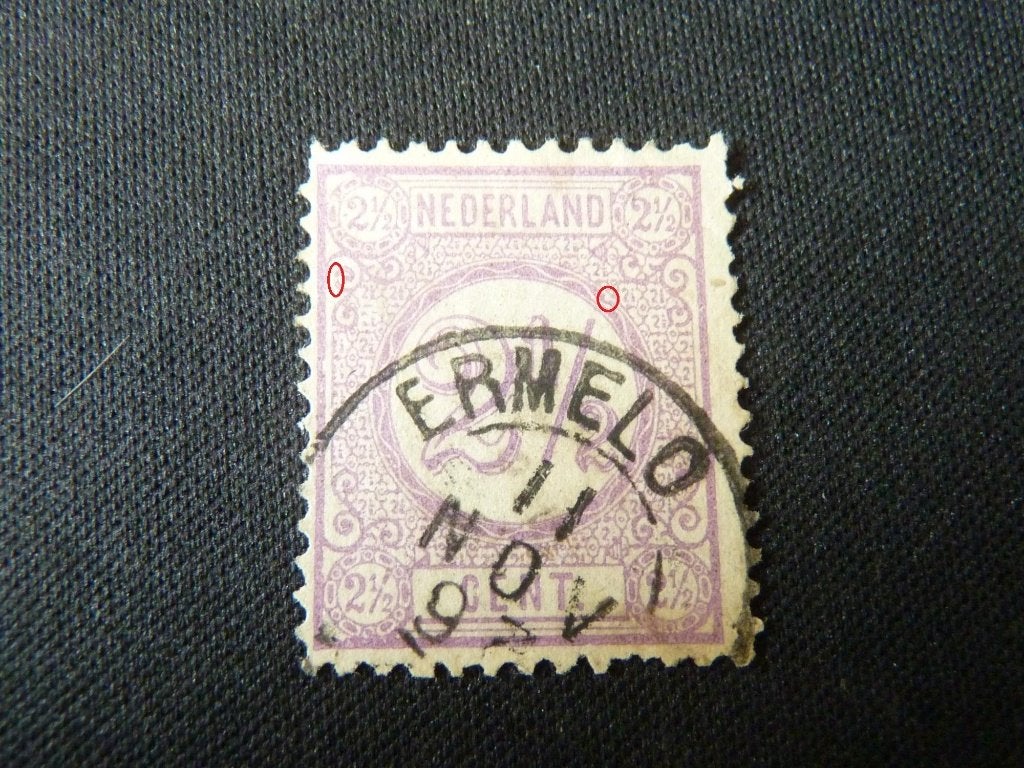 plaatfout 33 , gestempeld., Postzegels en Munten, Ophalen of Verzenden, T/m 1940, Gestempeld