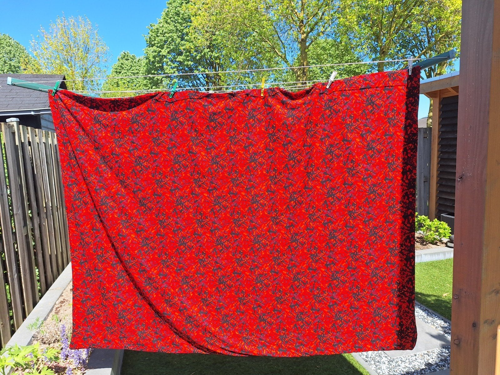 Dekbed overtrek Deens pluche, Ophalen of Verzenden, Gebruikt, Overige merken, Interieur en Bekleding