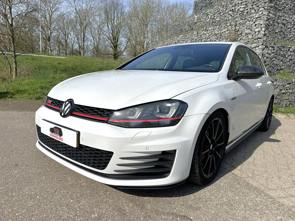 Volkswagen Golf 2.0 TSI GTI Performance DSG Autom Keyless Ca, Auto's, Gebruikt, 4 cilinders, 1984 cc, Wit