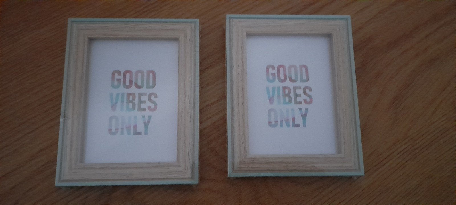 te koop 2x nieuwe Mint groen fotolijstjes cadeautip, Audio, Tv en Foto, Fotografie | Fotolijsten, Groen, Nieuw, Ophalen of Verzenden