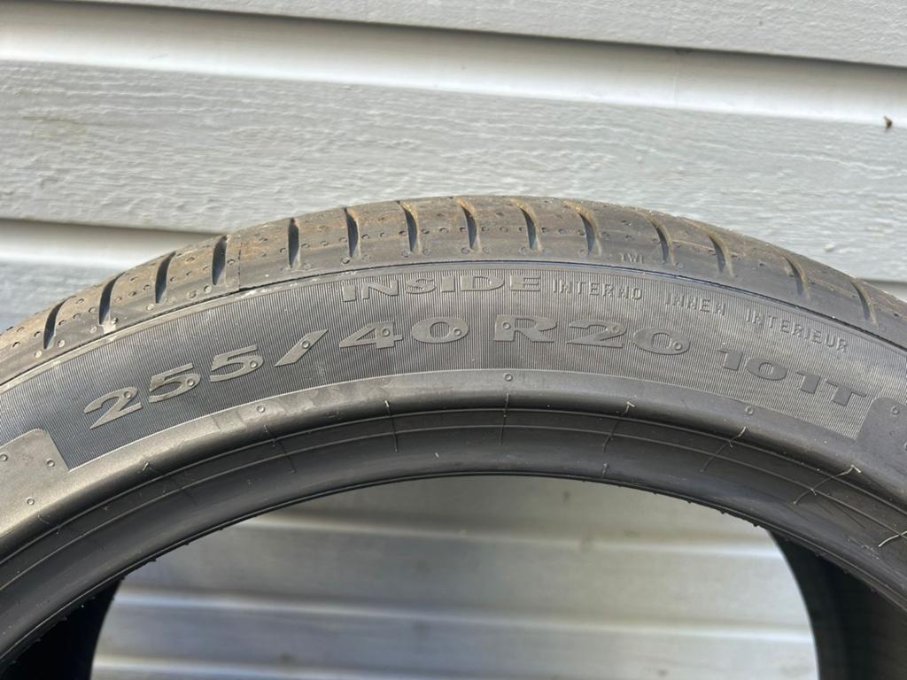 4x Pirelli Cinturato P7 255/40 R20 101T Zomerbanden (Demo), Ophalen, Gebruikt, 255 mm, Band(en)