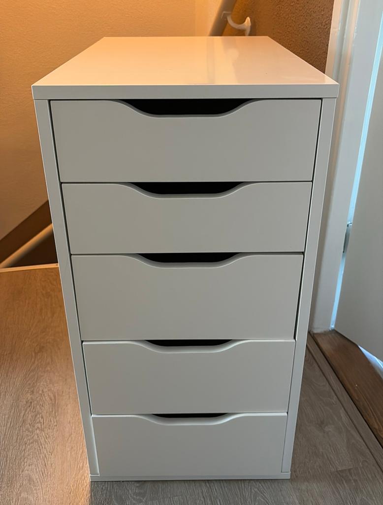 ALEX ikea ladekast, Minder dan 50 cm, Gebruikt, 5 laden of meer, Ophalen of Verzenden