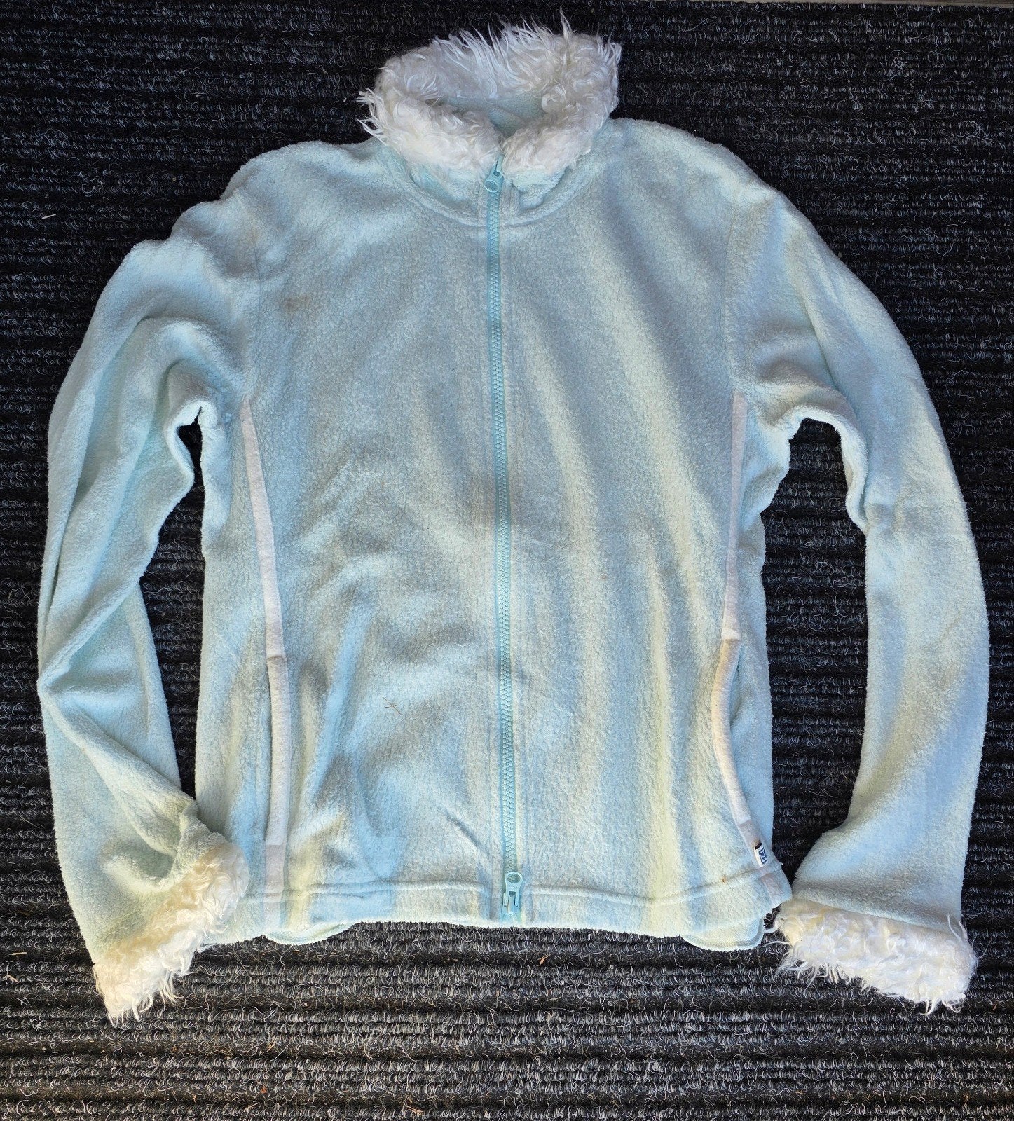 damesvest, Ophalen, Maat 38/40 (M), Blauw, Lange mouw