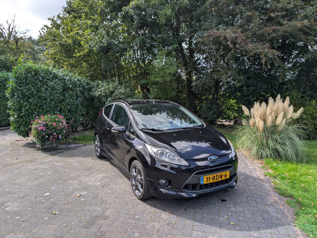 Fiesta 1.6 Ti-VCT Sport 3-drs, Auto's, 4 cilinders, Leder en Stof, Zwart, Origineel Nederlands