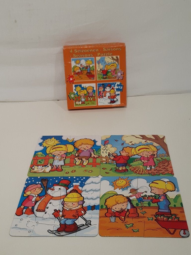 4 seizoens puzzel, Niet bekend, Niet bekend, Niet bekend, Meer dan 50 stukjes