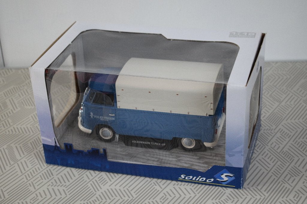 Miniatuur 1:18 nieuwe solido VW T1 pickup volkswagen service, Ophalen of Verzenden, Nieuw, Solido