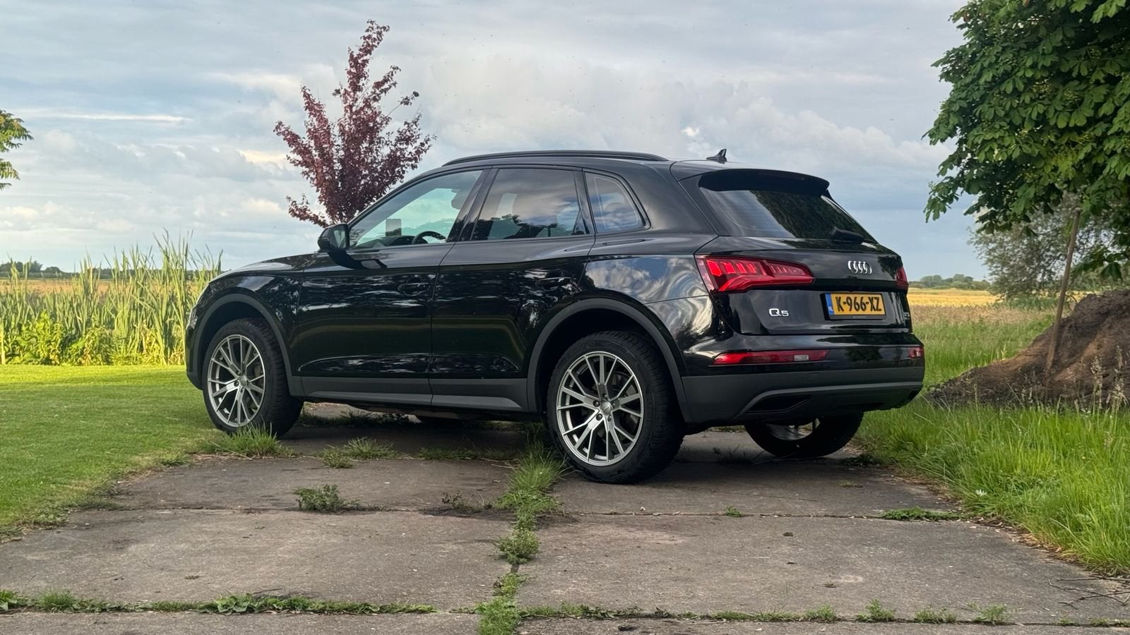 Audi Q5 2.0 Tfsi Quattro 252pk S Tronic 2018 Zwart, 4 cilinders, Zwart, Particulier, SUV of Terreinwagen