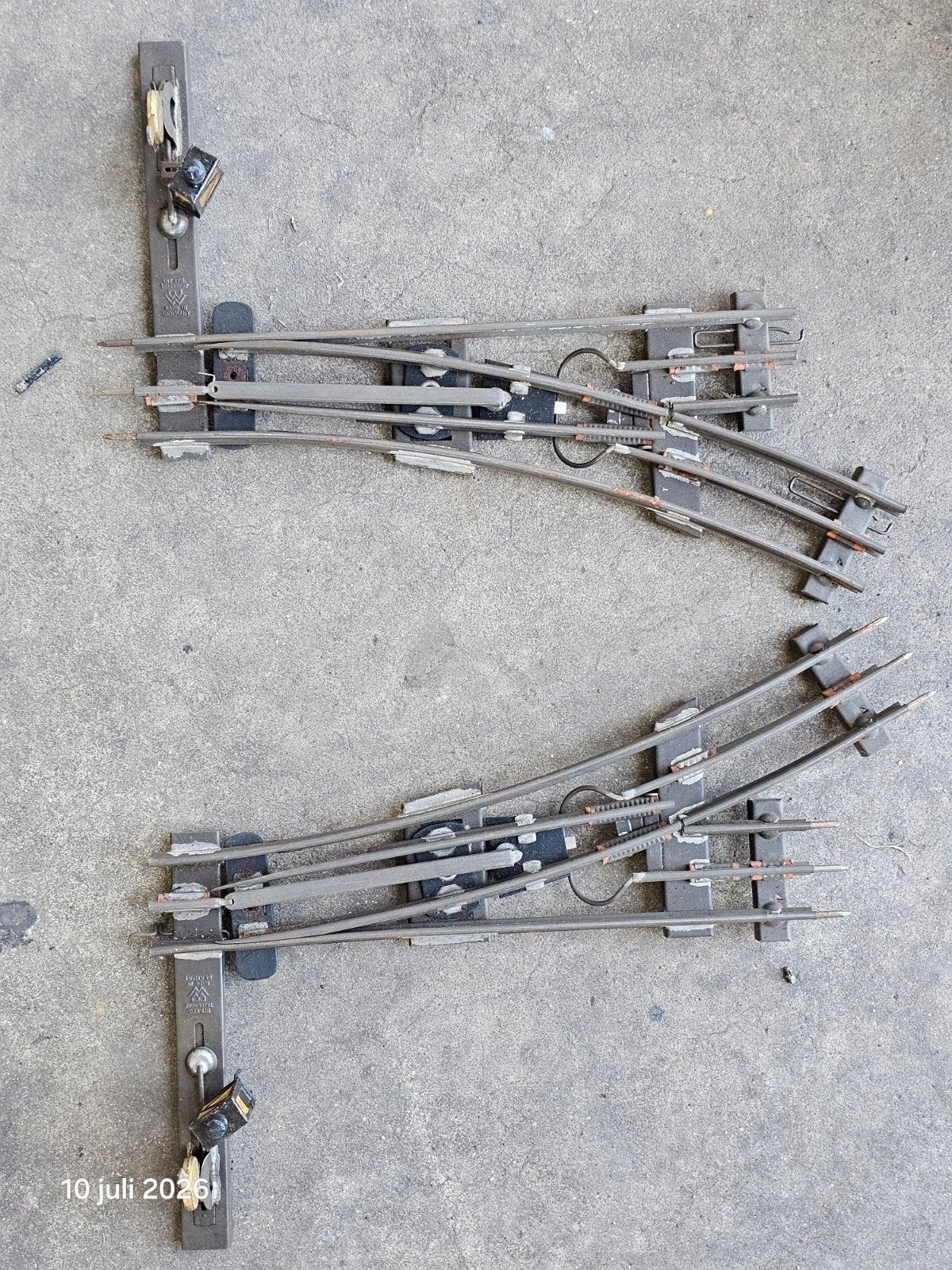 Bing Spoor 0 Wissels met Lantaarn - Modelspoor, Overige merken, Wisselstroom, Gebruikt, Rails