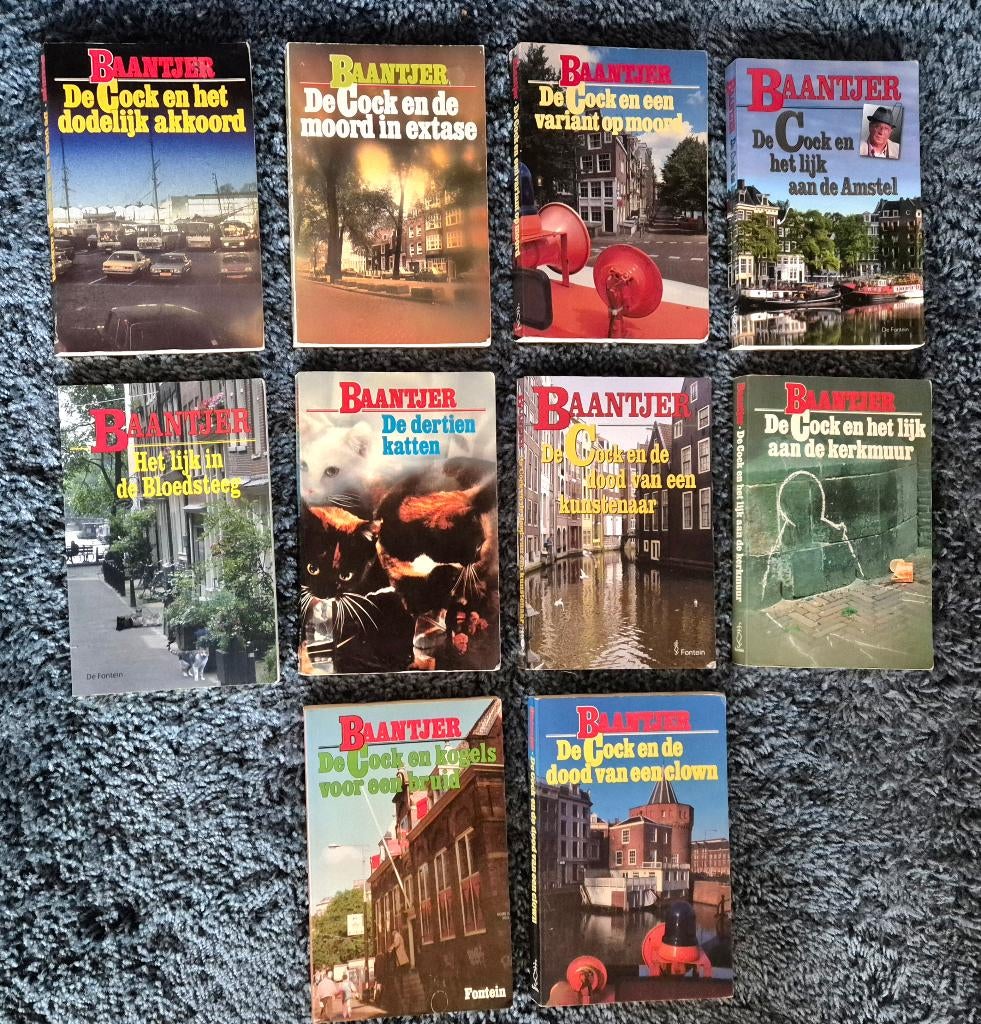 Baantjer boeken (10 stuks) nu € 5,00!!, Boeken, Ophalen, Gelezen, Populaire fictie