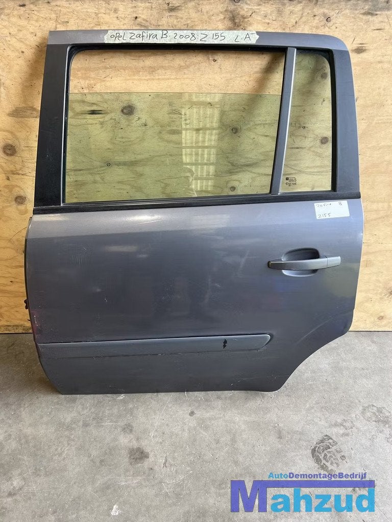 OPEL ZAFIRA B GRIJS Z155 Links achter deur 2005-2011, Auto-onderdelen, Gebruikt, Deur, Opel Automobile GmbH, Ophalen of Verzenden