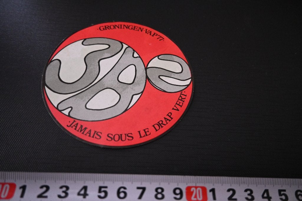 sticker Groningen VAP77 Jamais sous le drap vert, Ophalen of Verzenden, Zo goed als nieuw