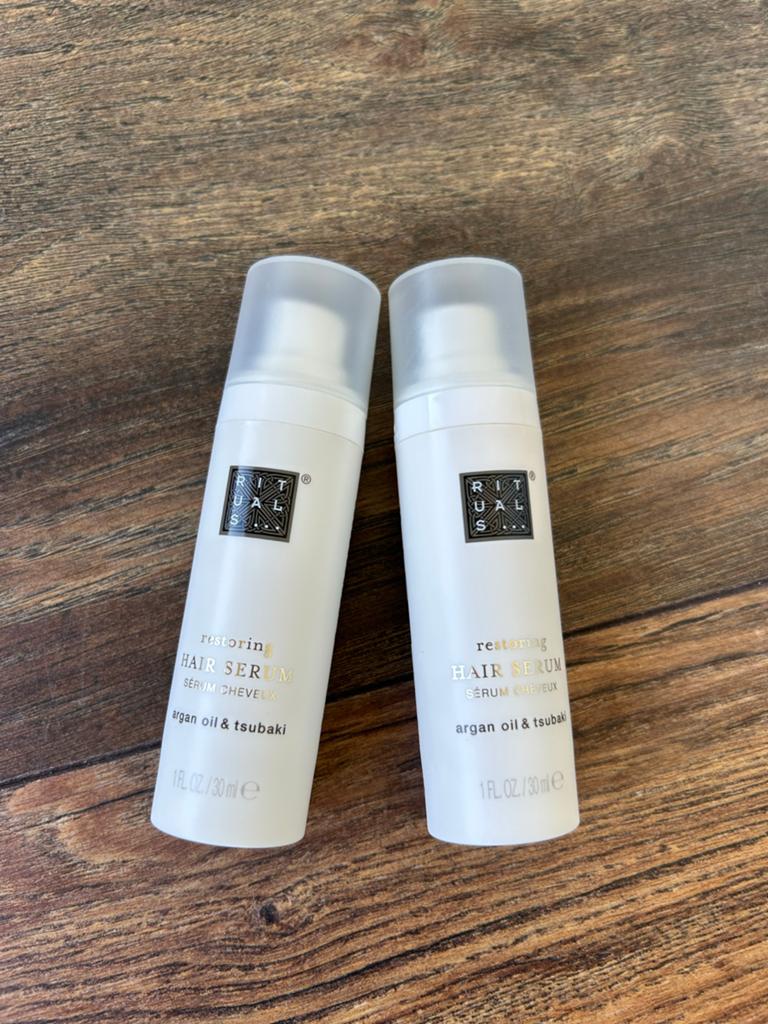 2x Rituals Restoring Haarserum Argan Olie & Tsubaki - Nieuw, Verzenden, Nieuw, Haarverzorger of -hersteller