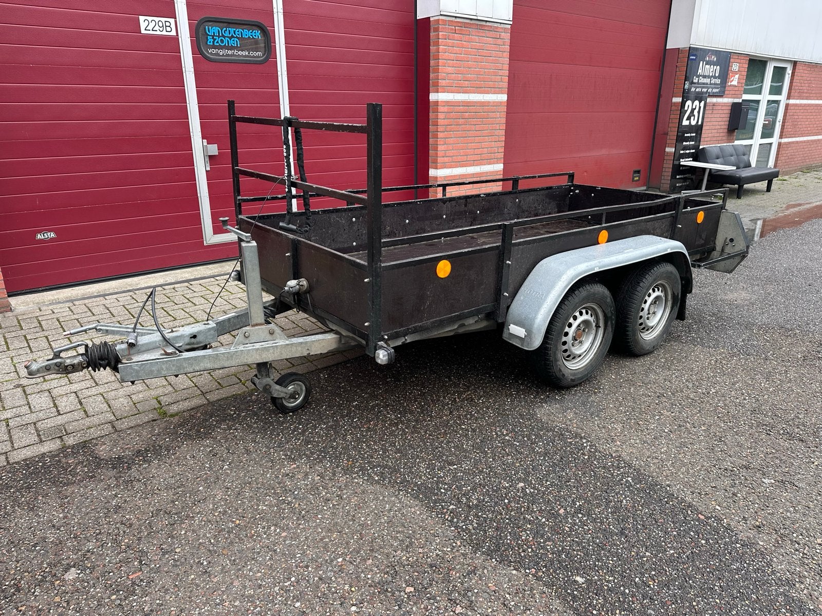 Anssems Tandemasser Aanhanger - Robuust en Betrouwbaar, Ophalen, Gebruikt
