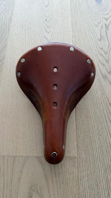 Brooks Leren zadel B17 S, Fietsen en Brommers, Fietsonderdelen, Leer, Ophalen of Verzenden, Zo goed als nieuw, Brooks