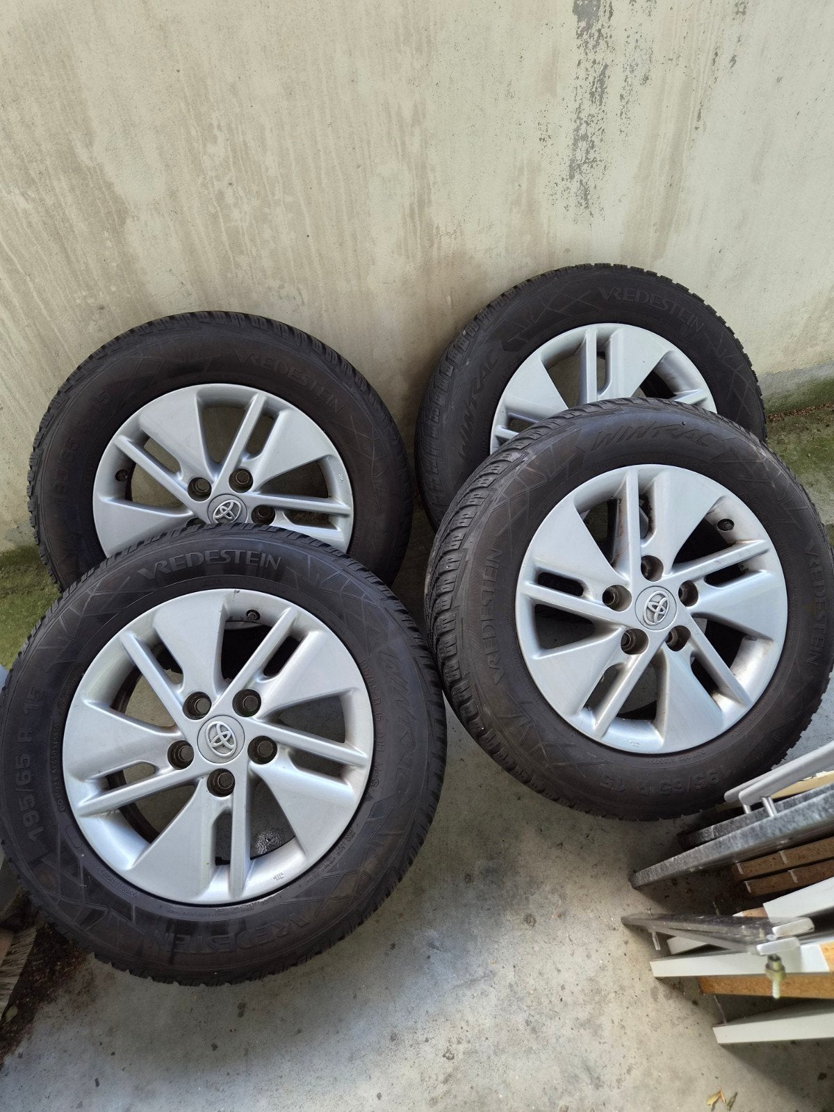 Toyota Auris velgen, Ophalen, Gebruikt