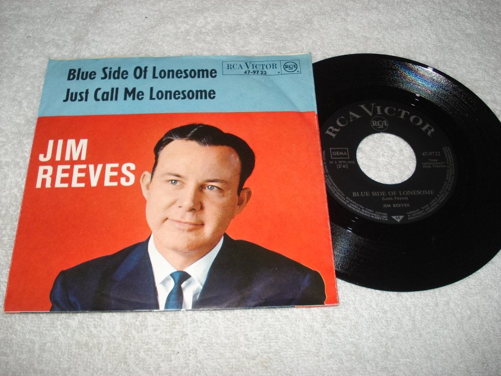 Jim Reeves   Blue Side of Lonesome     Orgineel, Fotohoes, Ophalen of Verzenden, Zo goed als nieuw, Country en Western