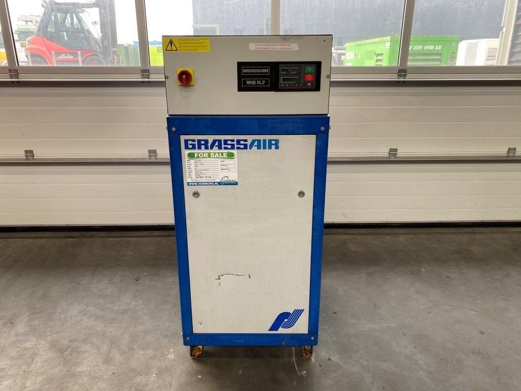 Grassair WIS 11.7 Silent 4 kW 550 L / min 12 Bar Schroefcomp, Ophalen of Verzenden