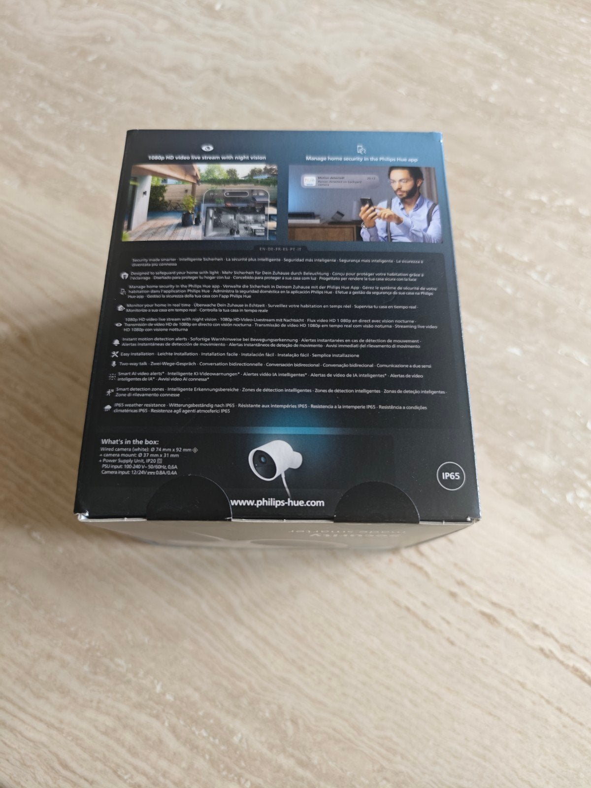 Philips Hue Secure Bedrade Camera - Nieuw in doos, Audio, Tv en Foto, Videobewaking, Ophalen of Verzenden, Nieuw, Buitencamera
