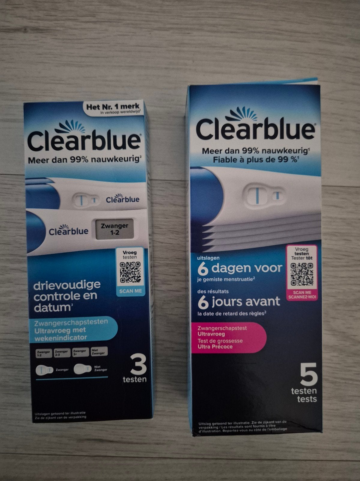 Clearblue zwangerschapstesten – Nieuw in doos, Ophalen of Verzenden, Nieuw