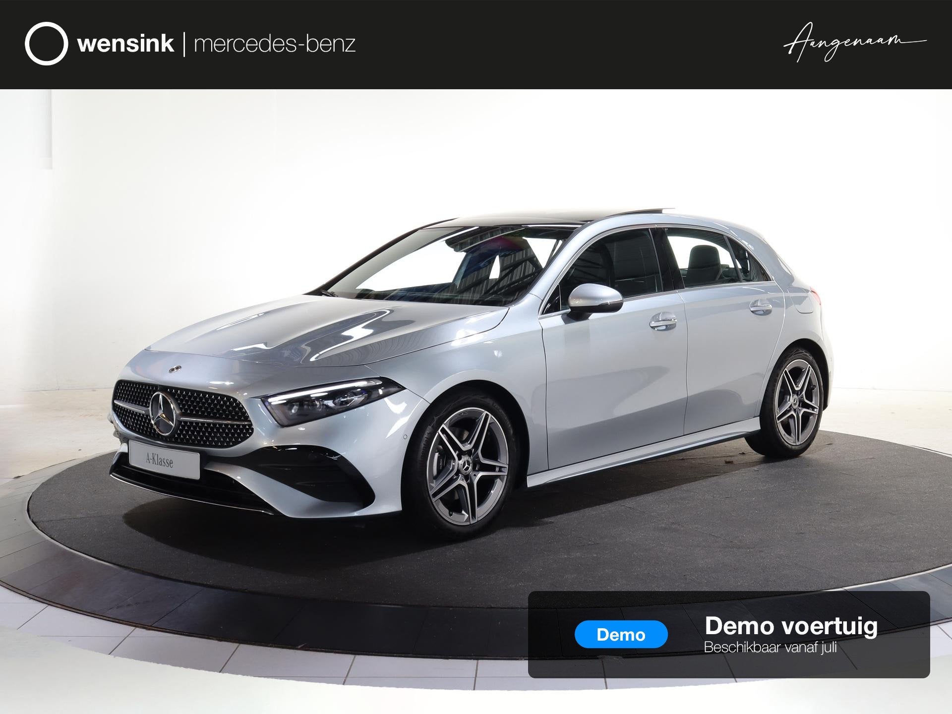 Mercedes-Benz A-klasse 180 Business Solution AMG | 30-06-202, Auto's, Mercedes-Benz, 136 pk, 4 cilinders, Bedrijf, Zilver of Grijs