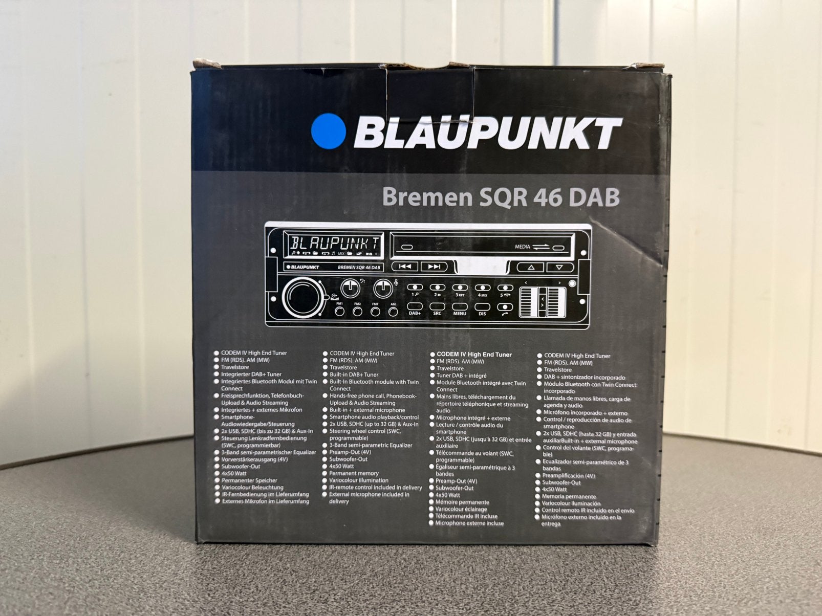 Blaupunkt Bremen SQR 46 DAB enkeldin auto radio, Ophalen of Verzenden, Zo goed als nieuw