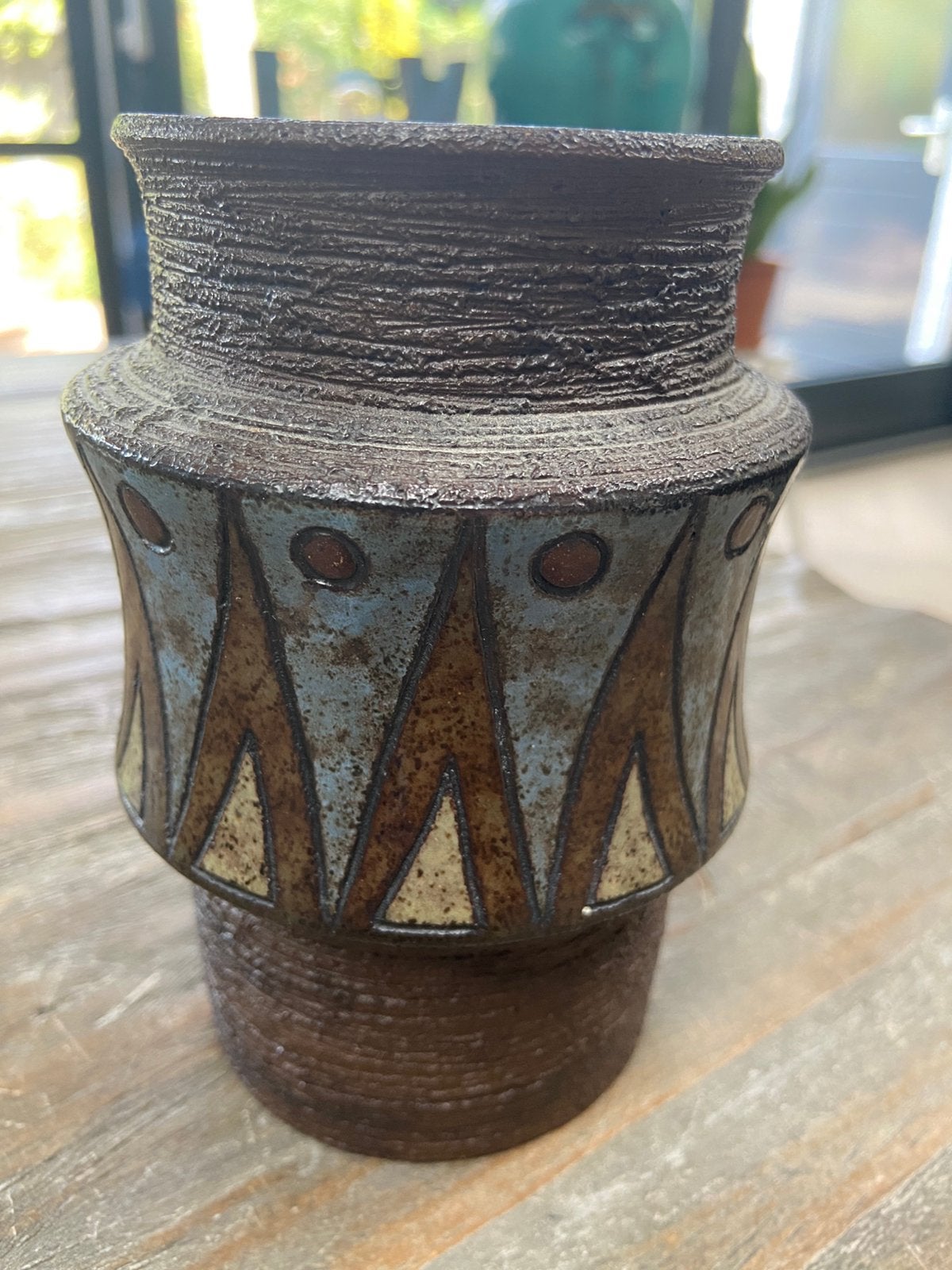 Vintage ‘60 Deens design vaasje Gemerkt Omme (Britte Beck), Ophalen of Verzenden