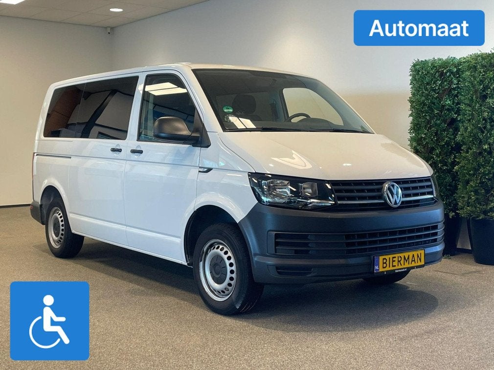 Volkswagen Transporter Geen (bj 2016, automaat), Auto's, Volkswagen, Stof, Gebruikt, Zwart, Parkeersensor