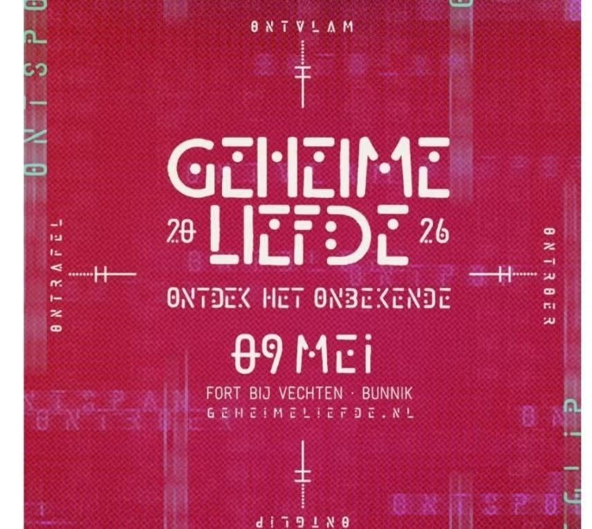 1 ticket Geheime Liefde 9 mei, Eén persoon