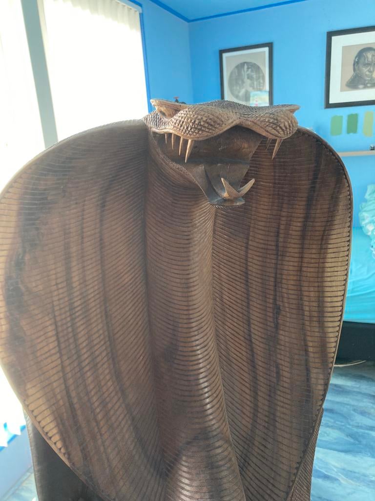 Houten cobra, Ophalen