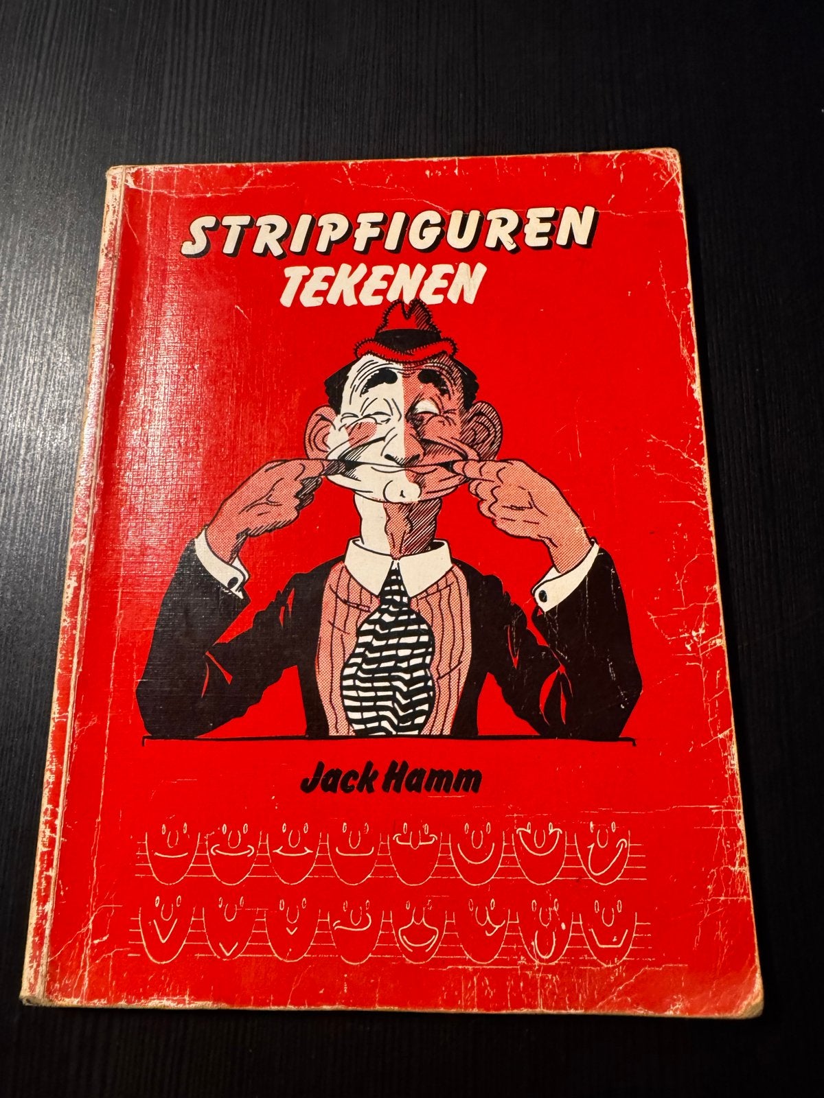 Vintage Boek: Stripfiguren Tekenen - Jack Hamm, Eén stripboek, Ophalen of Verzenden, Gelezen