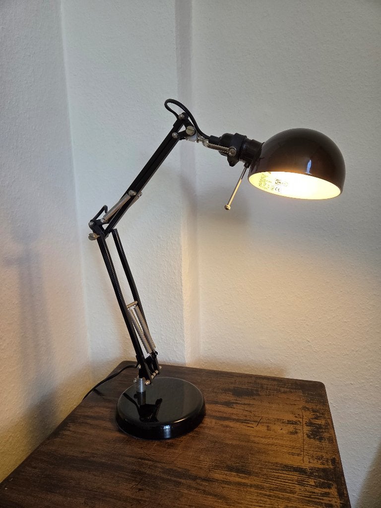 IKEA FORSÅ Bureaulamp / Tafellamp - Inclusief Lampje, Bureaulamp, E14 (klein), Zo goed als nieuw, IKEA