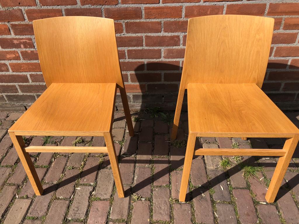 Mooie houten stoel hannah natural osidea nk02 loods 5, Ophalen, Gebruikt, Twee, Bruin