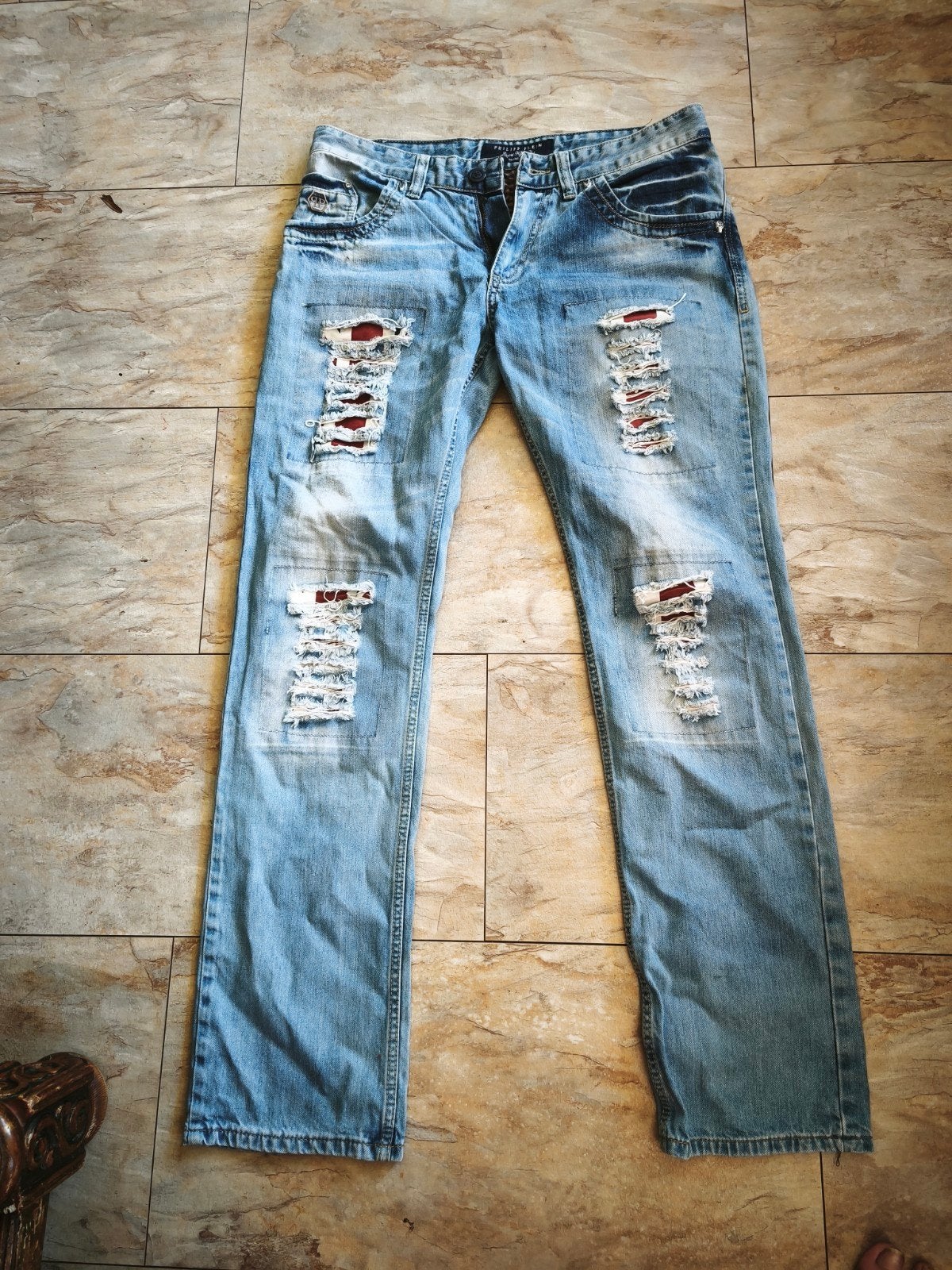 Philipp plein jeans, Blauw, Ophalen of Verzenden, Zo goed als nieuw, Philipp Plein