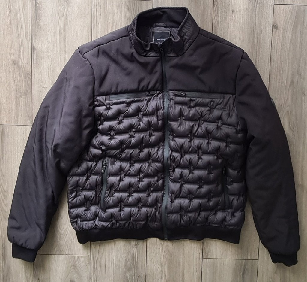 Als nieuw warme dikke winterjas xxl, Portonova, Zwart, Overige maten, Ophalen of Verzenden