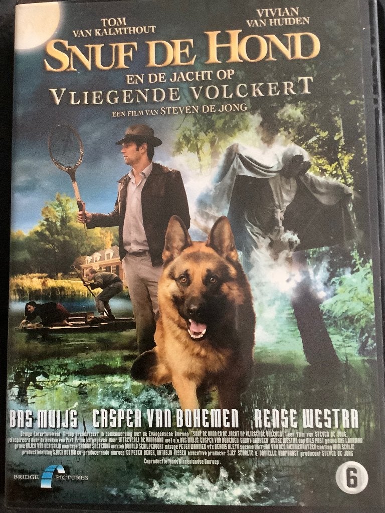 Snuf de Hond en de Jacht op Vliegende Volckert DVD, Avontuur, Ophalen of Verzenden, Zo goed als nieuw, Vanaf 6 jaar
