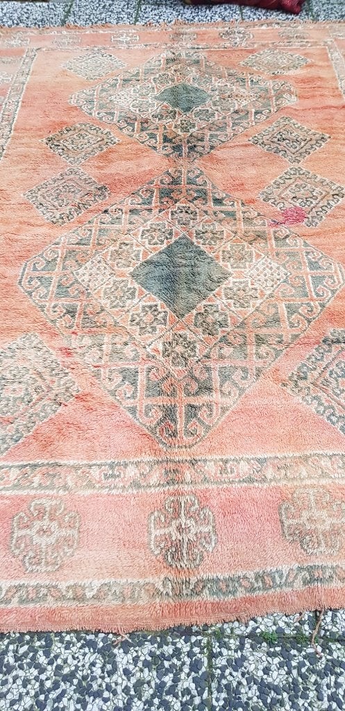 Handgeknoopt Berber kleed wol 298x188cm, 150 tot 200 cm, 200 cm of meer, Ophalen of Verzenden, Zo goed als nieuw