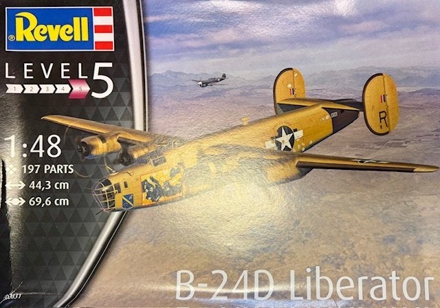 Coelianmodels, Revell 03831, B-24D Liberator, 1/48, € 74,99, Revell, Nieuw, Ophalen of Verzenden, Groter dan 1:72