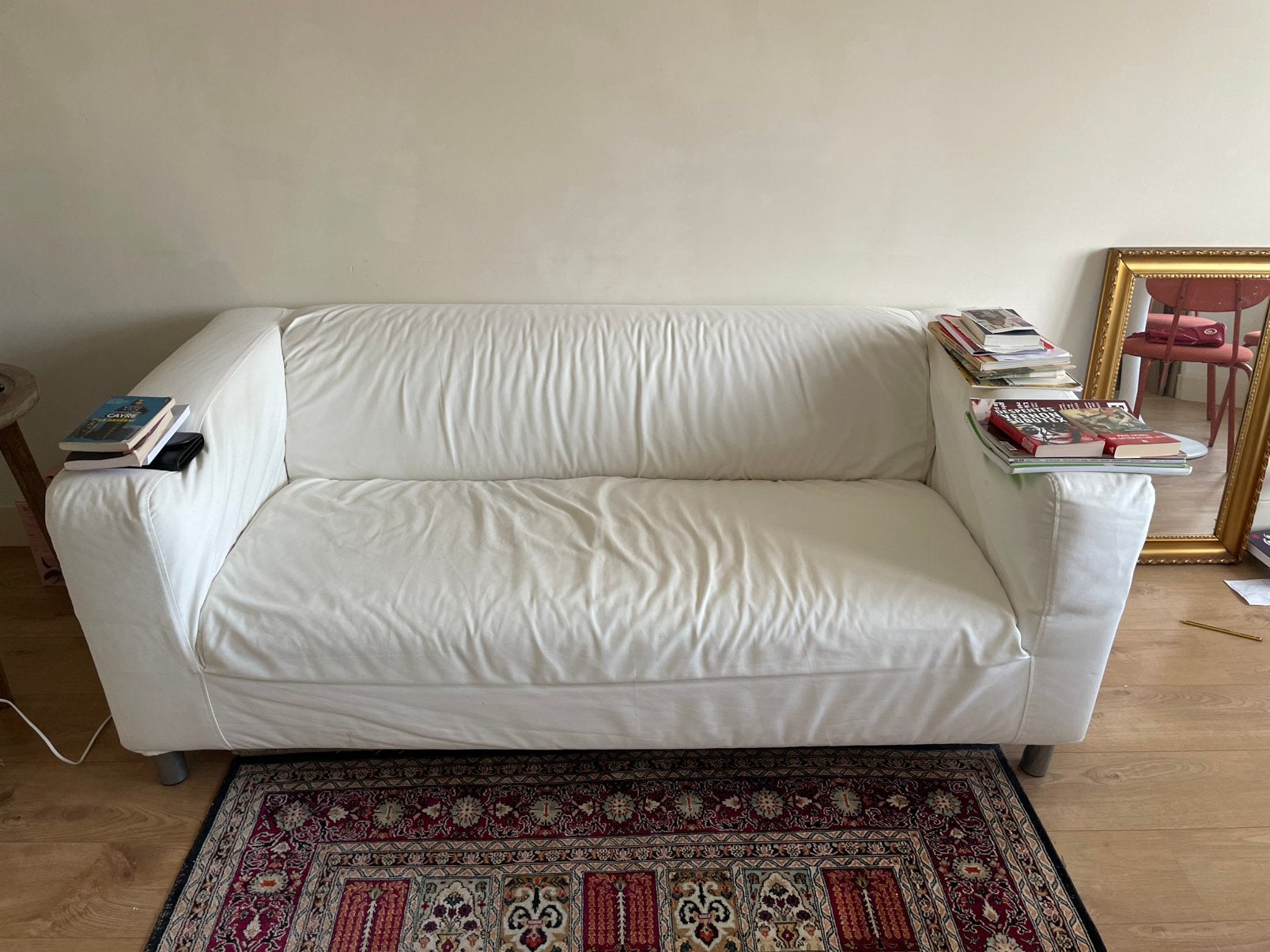 White IKEA Sofa, Ophalen, Overige materialen, Gebruikt, Tweepersoons