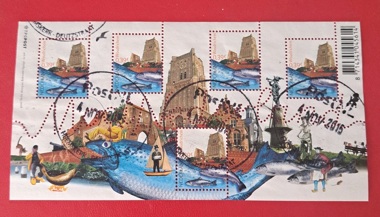 Compleet vel Mooi Nederland Woudrichem, Ophalen of Verzenden