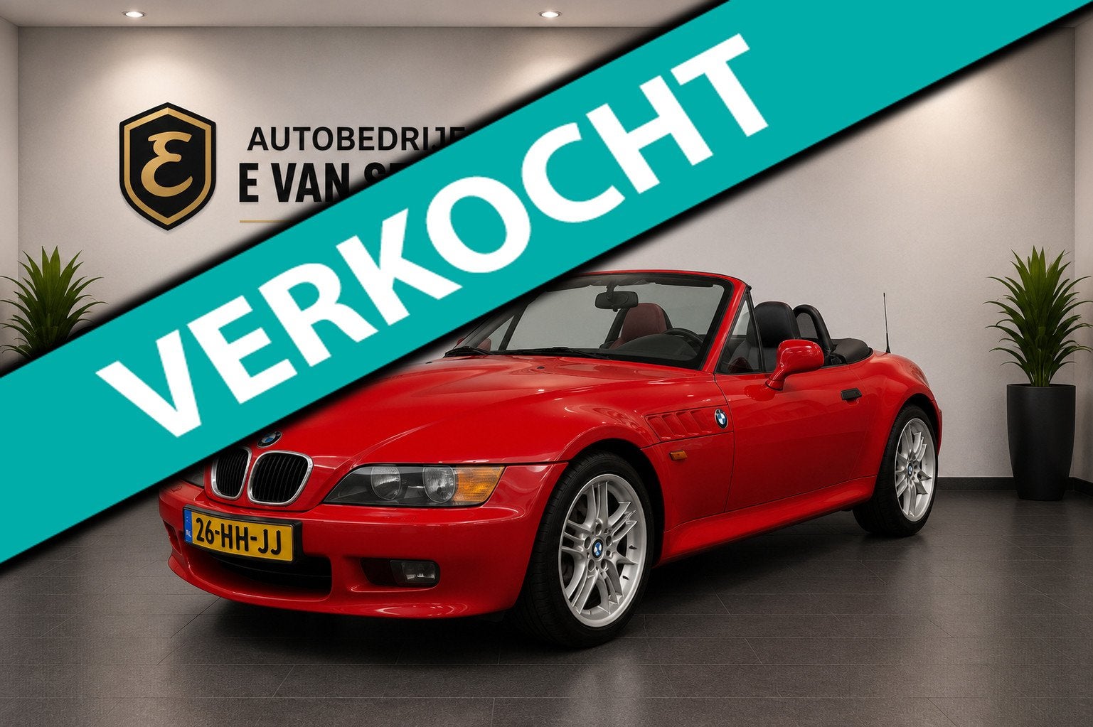 BMW Z3 Roadster 1.9 Nieuwe Softtop Inclusief Hardtop, Dealer onderhouden, Achterwielaandrijving, Gebruikt, 4 cilinders