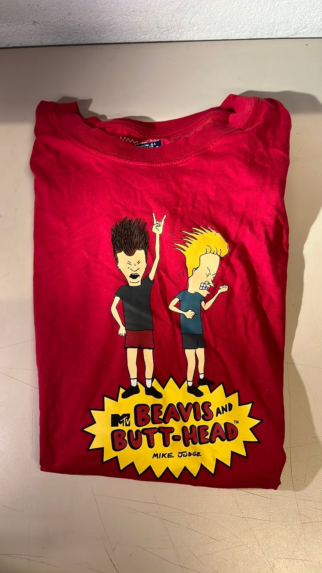 Beavis and Butt-Head T-Shirt nieuw maat XL, Ophalen of Verzenden, Zo goed als nieuw, Maat 56/58 (XL), Zwart
